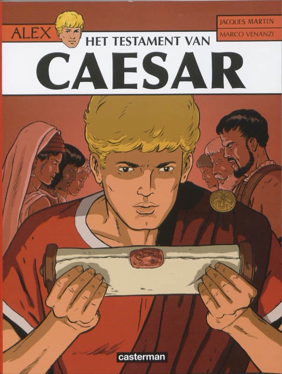 Cover van het boek 'Alex De Reizen Van / 29. Het Testament Van Caesar' van J. Martin