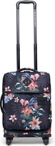 Herschel Highland Handbagagekoffer- Summer Floral Black |  Trolley - 54 cm - 36L - Donker Grijs - Tijdloos en Praktisch design - Levenslange Garantie - Bloemen Print