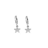 Star earrings - Zilver