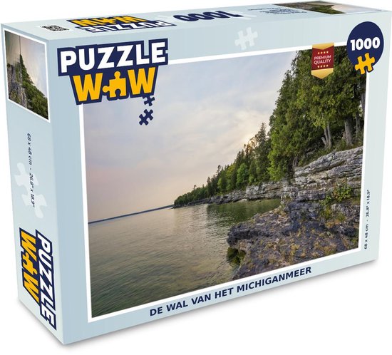 Bourgeon legaal een vuurtje stoken Puzzel De wal van het Michiganmeer - Legpuzzel - Puzzel 1000 stukjes  volwassenen | bol.com