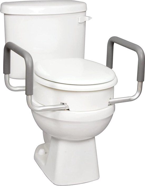 Finlandic Toiletverhoger met armleuningen WC verhoger met armsteunen  Seniorentoilet... | bol