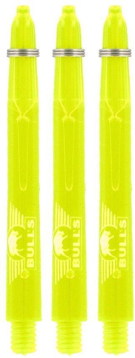 Bull's Nylon Glowlite Yellow - Dart Shafts Medium