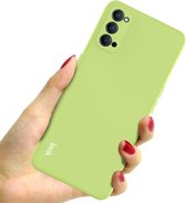 Oppo Reno 4 5G Tpu Groen Cover Case Hoesje Siliconen