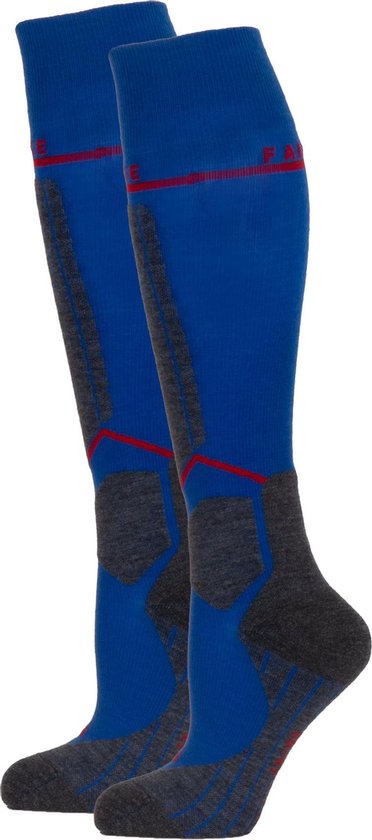 Chaussettes de sports d'hiver Falke - Taille 42/43 - Homme - bleu / bleu foncé / rouge