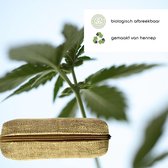green-goose® Etui | Hennepvezel | 100% Biologisch Afbreekbaar | Duurzaam | 18 x 6 x 4 cm