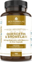 Quercetine + Bromelain - 400 mg - 100 Vegan Caps - Quercetin