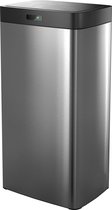 Sensor Prullenbak - 50 Liter - RVS - Automatische Soft close Deksel - Keuken Afvalemmer Zilver Stangvollby Kinna  - Kantoor Vuilbak - Scandinavisch Design - Infrarood Bewegingssens