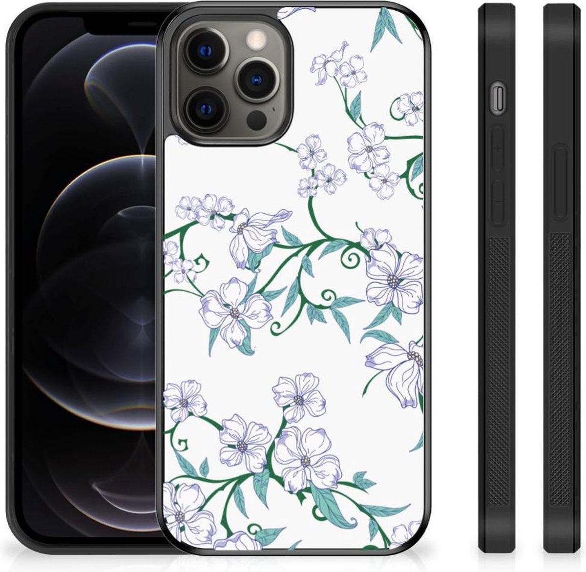 iPhone 12 Pro Max Uniek Skin Case Blossom White