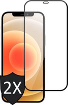 Screenprotector geschikt voor iPhone 12 Pro - 2x FullGuard Screen Protector