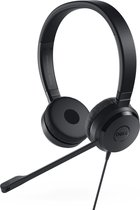 DELL UC350 Hoofdband Stereofonisch Bedraad Zwart mobiele hoofdtelefoon