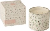 J-Line Geurkaars Terrazzo Roze/Wit Large