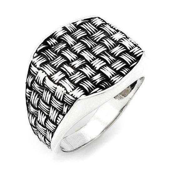 Patron tricot homme bague en argent 19 50 mm taille 61 bol