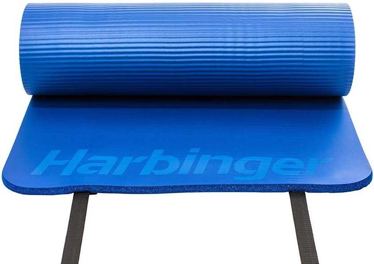 Harbinger - Anti-Microbial DuraFoam Fitness Mat - Sport Mat - Yoga Mat - Blauw