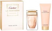 Cartier La Panthère Giftset - 75 ml eau de parfum spray + 100 ml bodycream - cadeauset voor dames