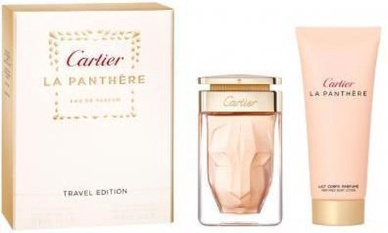 Cartier La Panthère Giftset - 75 ml eau de parfum spray + 100 ml bodycream  - cadeauset... | bol