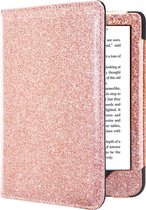 Premium Hoesje Geschikt voor Kobo Nia Sleepcover Hoes - Cover Roze Sparkle