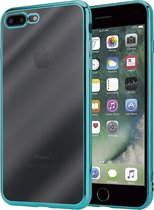groene metallic bumper case geschikt voor Apple iPhone 8 Plus / 7 Plus