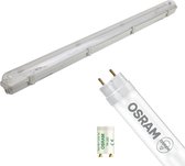 LED TL Armatuur met T8 Buis - OSRAM SubstiTUBE Value EM 830 - Aigi Hari - 150cm Enkel - 19.1W - Warm Wit 3000K