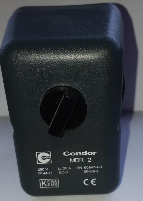 Accor Monteur Goed gevoel Condor drukschakelaar NeMa MDR 2 met 1 aansluiting 230V automatische afslag  voor... | bol.com