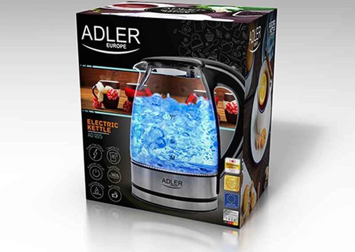 Adler AD 1225 Waterkoker 1.7 Ltr. met Led verlichting | bol.com