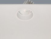 Inbouwspot Ribs Wit - Ø9cm - LED 10W 2700K 1100lm - IP44 - Dimbaar > inbouwspot binnen wit | inbouwspots badkamer wit | inbouwspot keuken wit | inbouwspot wit| spot wit | led lamp