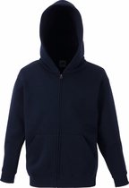 Fruit Of The Loom Kinderen Unisex Premium 70/30 Sweatshirt met Capuchon / Hoodie (Donker Marine)