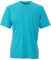 James and Nicholson - Unisex Medium T-Shirt met Ronde Hals (Pacific Blauw)