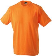 James and Nicholson - Unisex Medium T-Shirt met Ronde Hals (Licht Oranje)