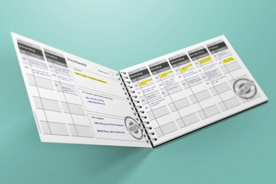 Huiswerkplanner / Schoolplanner / Weekplanner / Planner Basic