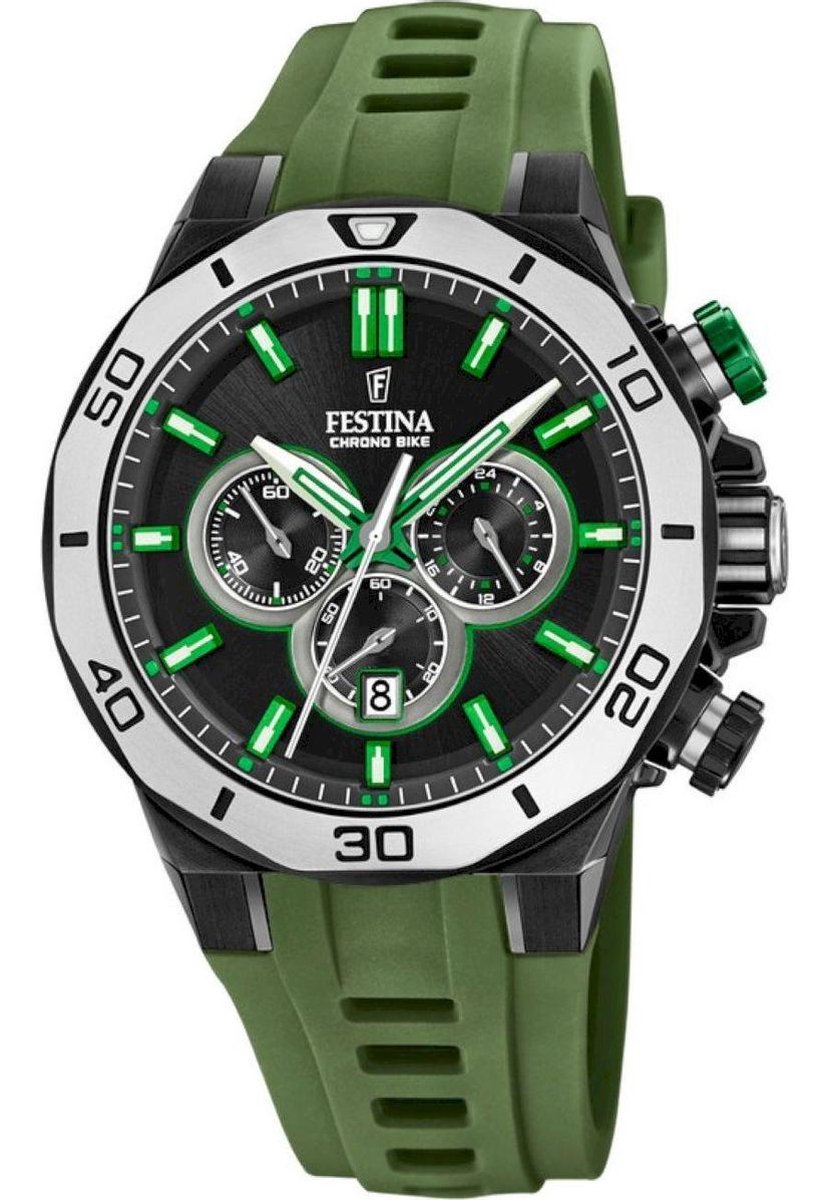 Festina Chronobike horloge - Groen