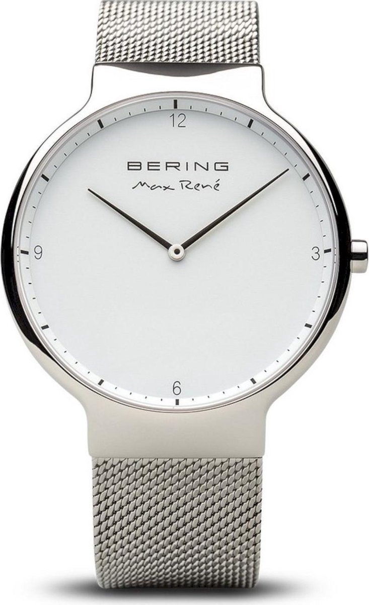 BERING - Max René - 15540-004 - Horloge - Staal - Zilverkleurig - Ø 40 mm