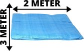 Orange85 Zeildoek - Afdekzeil - Waterdicht - 2 x 3 meter - Afdekzeil zwembad - 300 cm x 200 cm - Aanhangwagen - Blauw