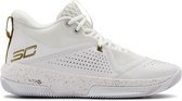 Under Armour Sportschoenen - Maat 40.5 - Mannen - wit/goud