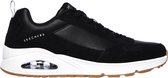 Skechers Uno - Stacre Heren Sneakers - Zwart - Maat 46