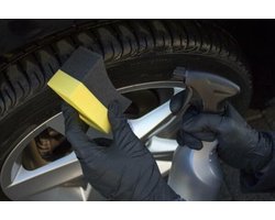 Tyre & Trim Applicator Bandenspons - Geel/Zwart