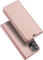 Dux Ducis - Pro serie slim wallet hoes - iPhone 12 Mini - Rose Goud