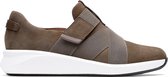 Clarks - Dames schoenen - Un Rio Strap - D - dark olive suede - maat 5,5