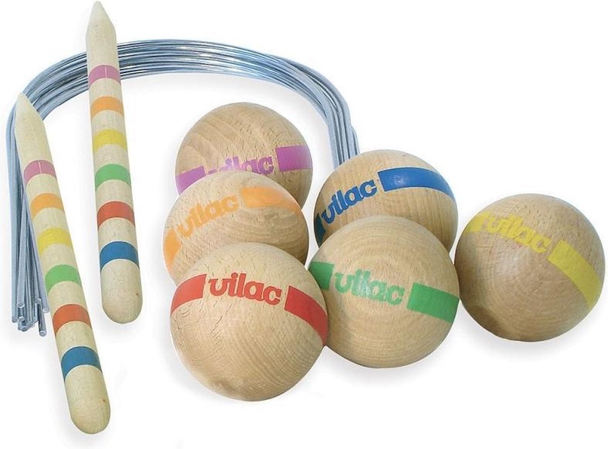Relaxdays Jeu de croquet, 4 joueurs, enfants & adultes Relaxdays Jeu de croquet, 4 joueurs, enfants & adultes