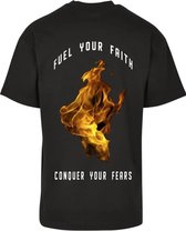 Fuel Your Faith Oversized T-Shirt Zwart
