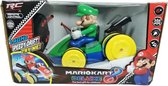 Afstand bestuurbare auto Mario kart Luigi - raceauto - RVS - afstandbediening - auto - bestuurbaar - kinderen - speelgoed – cadeau