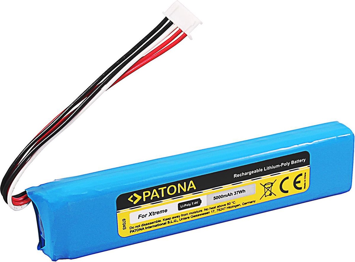 Batterij / accu voor JBL Xtreme / GSP0931134 - 5000mAh