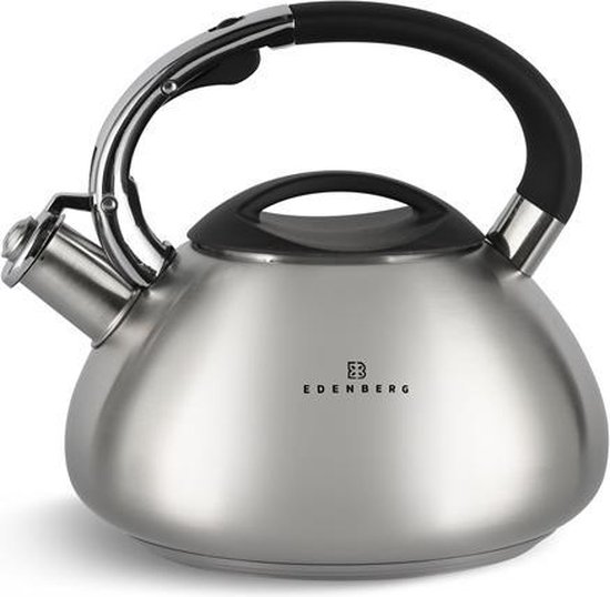 Edënbërg Classic Line - RVS Luxe Fluitketel - 3 liter