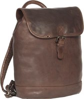 Justified Bags® Goa Lederen Backpack / Rugtas Bruin