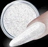 Hollywood Nails - Gel Nagels - Bouwgel - Glitter UV Gel – Small White Diamonds 97 - 5ml - 1 stuk