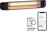 Klarstein Smartwave heater - Terrasverwarmer infrarood - 2400W - Met timer en thermostaat - Voor 20 m2 - WiFi app-bediening