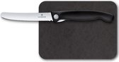 Victorinox Swiss Classic Snijplankset - 2-delig - Zwart - RVS