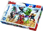 Trefl - Puzzles - "160" - Ready to save the world / Disney Marvel The Avengers