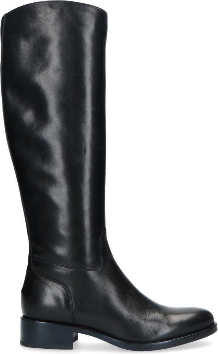 waterstof rek Collega Manfield - Dames - Hoge zwarte laarzen met smalle schacht - Maat 37 |  bol.com