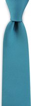 We Love Ties - Stropdas turquoise smal - geweven polyester Microfill