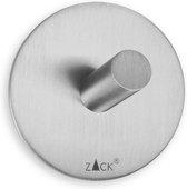 Zack handdoekhaak Duplo mat geborsteld rvs - zelfklevend - 40206